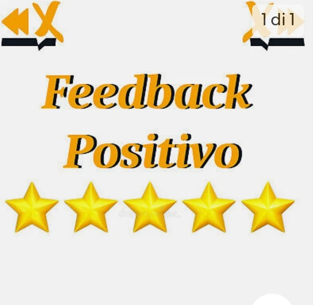 ⭐⭐⭐⭐⭐Feedback Positivo 5 Stelle⭐⭐⭐⭐⭐
