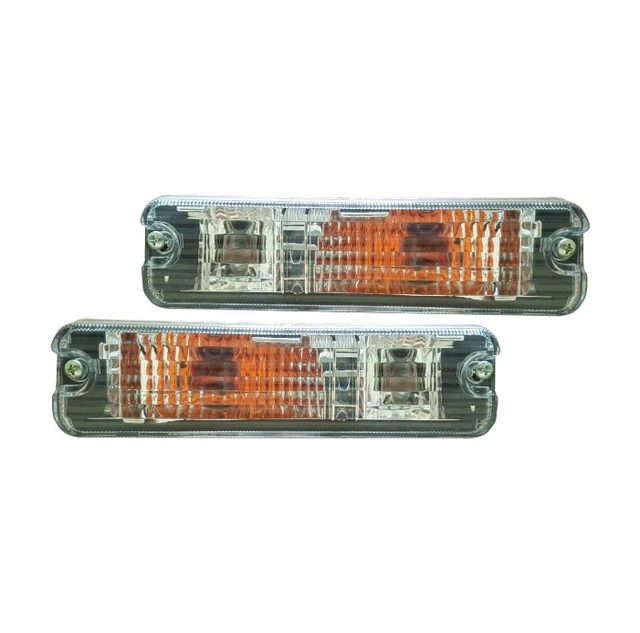 Pair Of Rear Tail Light Lenses For Daihatsu Feroza Rocky Sportrak Fourtrak - Left & Right Amber