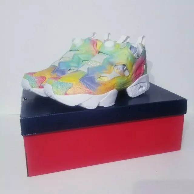 Men's Reebok Instapump Fury Running Comfort Tie Dye Sneakers New FX4775 Size