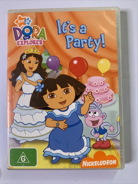 DORA THE EXPLORER It's A Party (DVD, 2000) Nickelodeon Animation