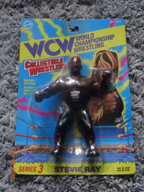 WWE WWF WCW OSFTM 1994 Toymakers Series 3 STEVIE RAY - NEW - not Hasbro