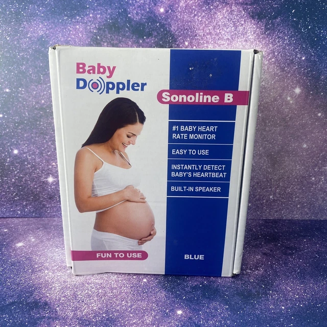 Sonoline B Baby Doppler Blue Heart Monitor - With Manual And Gel