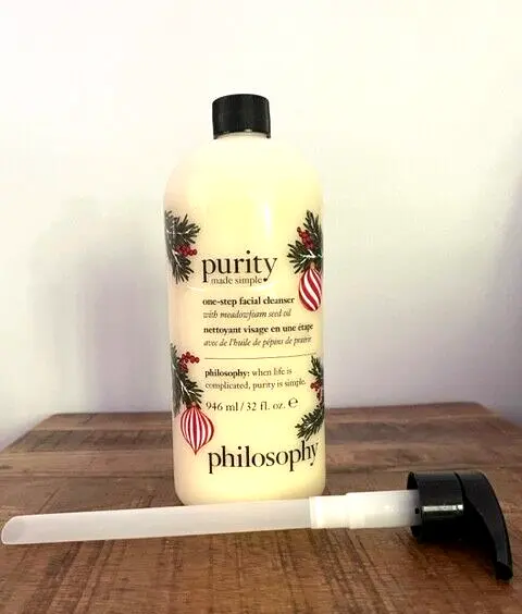 Philosophy "Purity" One-Step Facial Cleanser! NEW! 32 oz. + PUMP!