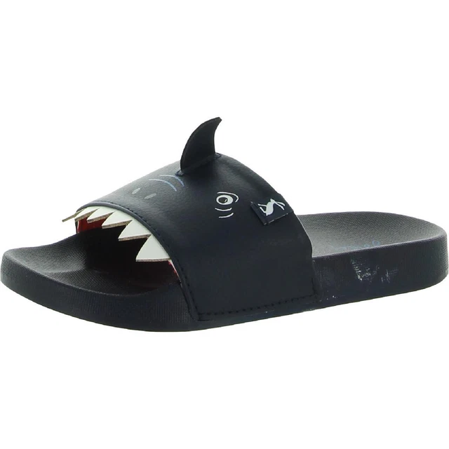 Joules Boys JNR Poolside Navy Pool Slides 12 Medium (D) Little Kid BHFO 1920
