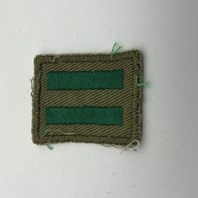 Vintage BSA Patrol Leader Patch 2 Stripe Rank Boy Scouts Of America W8