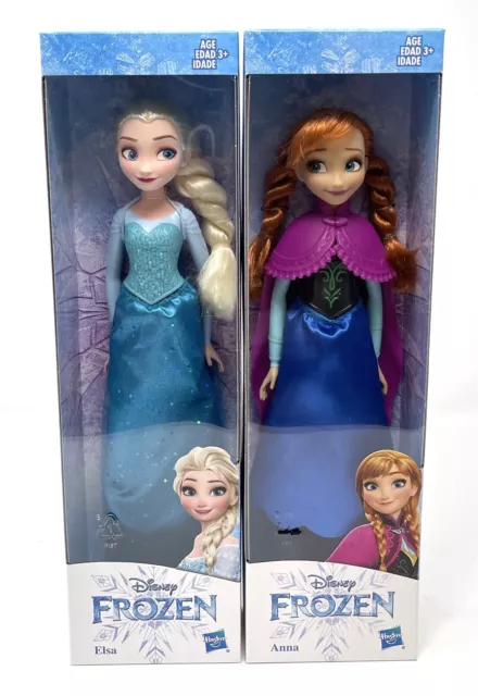 Disney Frozen Elsa Anna Fashion Doll and Card Game Girl's Bargain Box Toy Bundle 2