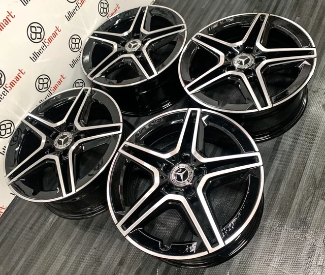 GENUINE 19& MERCEDES CLS AMG ALLOY WHEELS - 5x112 - BLACK & DIAMOND CUT ...