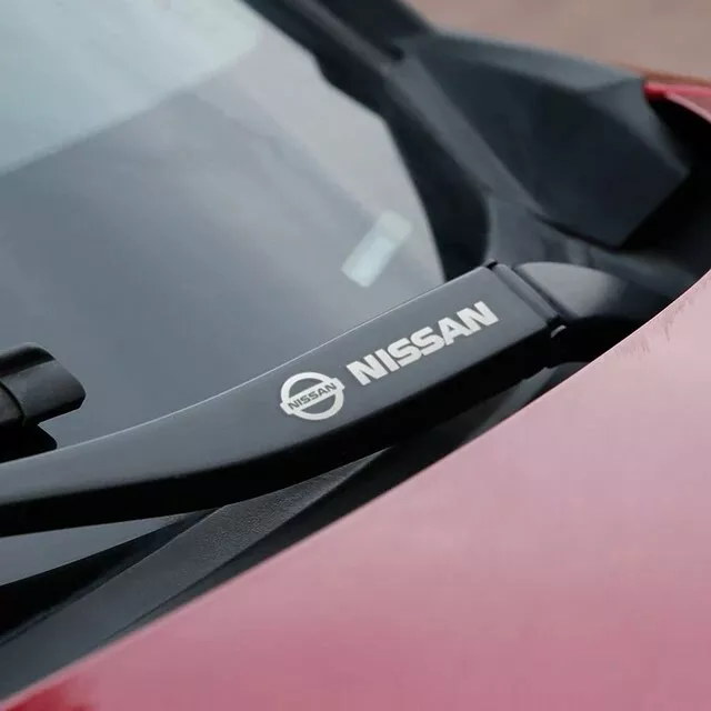 Nissan Wing Mirror Window Glass wiperblade Decals Stickers for car x2