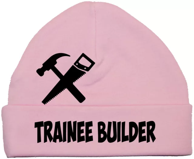 Trainee Builder Baby Beanie Mütze/Kappe 0-12m Junge Mädchen Geschenk