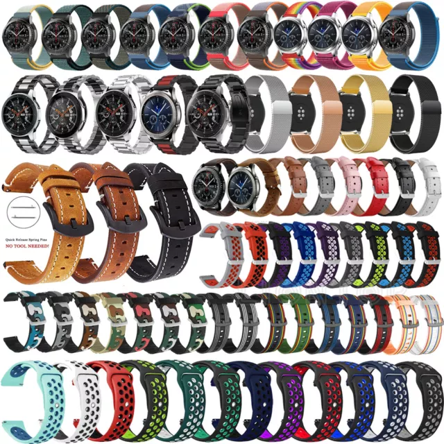 Strap For Huawei Watch GT/GT 2E 46mm 2 Classic Silicone Leather Nylon Watch Band