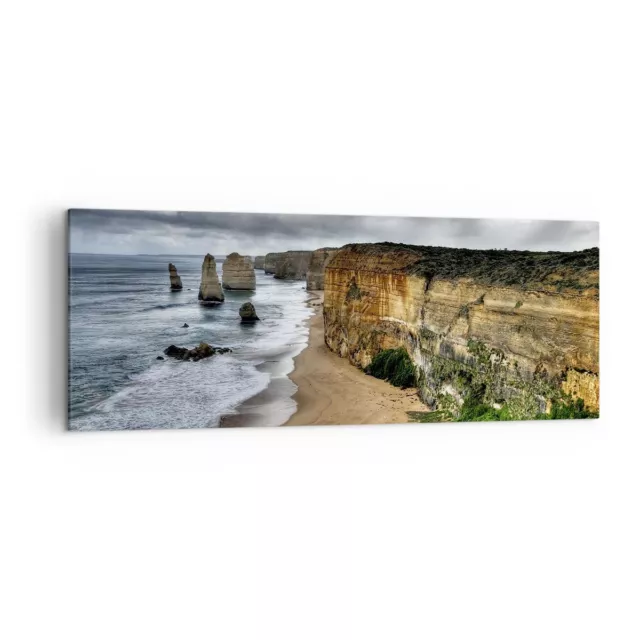 Quadro su Tela 140x50cm Spiaggia Oceano Paesaggio Stampe Immagini Quadri Murale