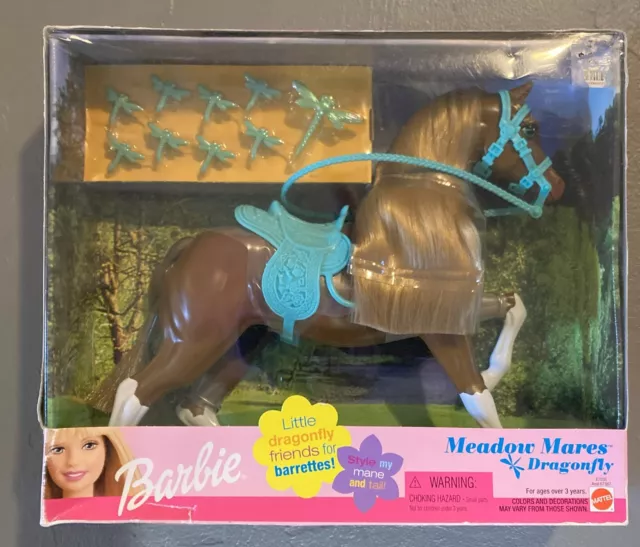 NEW IN BOX Barbie Meadow Mares Dragonfly Horse Doll