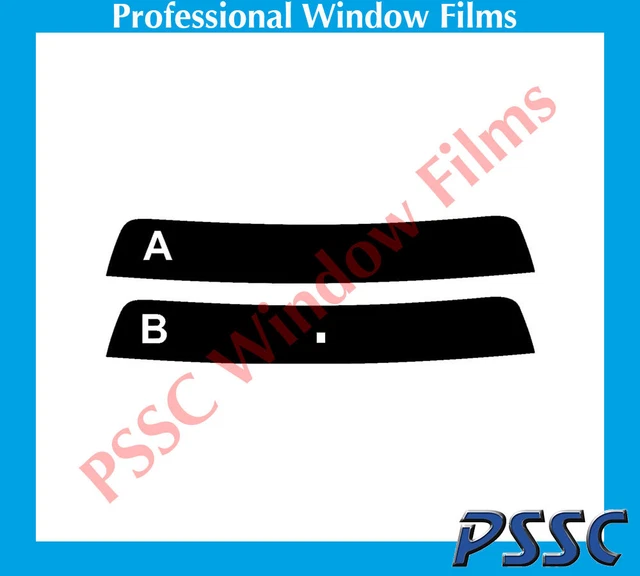 PSSC Pre Cut Sun Strip Car Window Films - Renault Twingo 3 Door 2007 to 2016