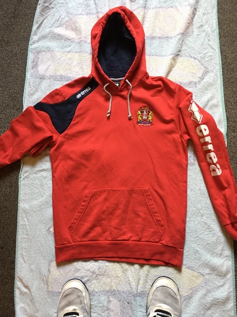 Felpa con cappuccio Wigan Warriors uomo media lega di rugby