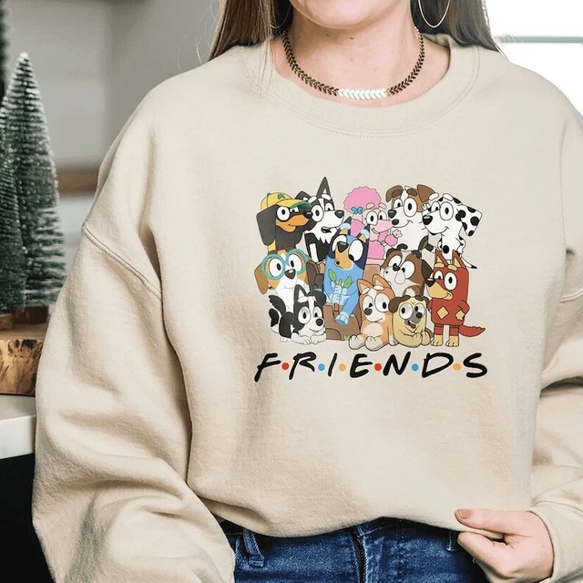 BLUEY FRIENDS BLUEY Dog TShirt Bluey Family Bandit et Chili Shirt Bluey