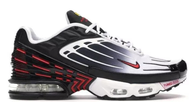 Nike Air Max Plus III Black/White/Red Scarpe Uomo/Donna da Ginnastica