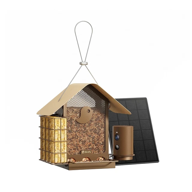 Bird Module With Loading Platform BIRDFY CONNECTED BIRD Feeder with AI Camera and IP66 Solar Module ...