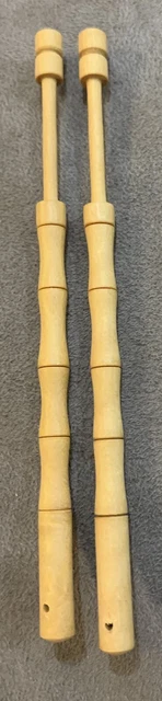 Lace Making Bobbin - Pair New Bobbins (Waiting For You To Spangle Your Way)