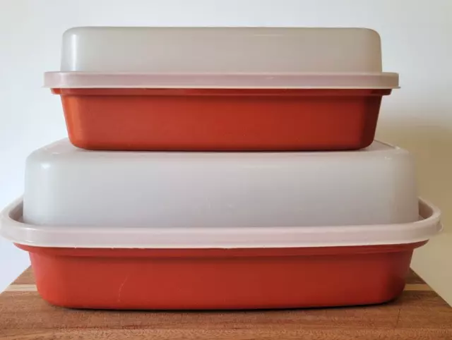  Tupperware Large Season Serve Container - Paprika