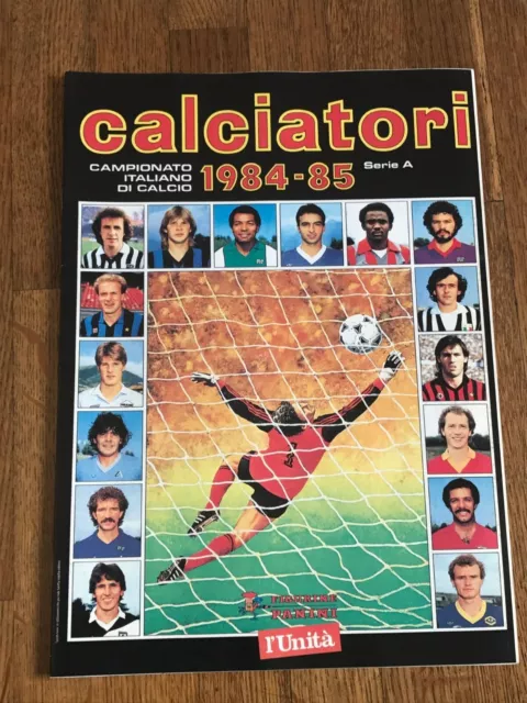 Album figurine Panini CALCIATORI 1984 85 KOMPLETT wm sticker PRINTED Card ITALIA