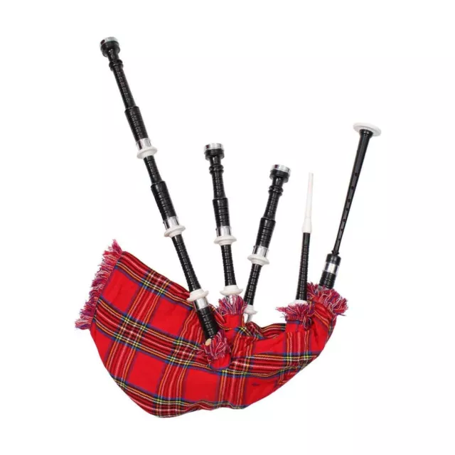 High Quality Scottish Great Highland Bagpipes Haif  Silver Amounts With Free Bag