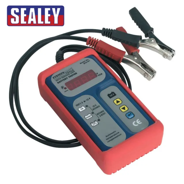 Sealey Electrical Digital Battery Tester/Testing/Diagnostic - 12V - BT2101