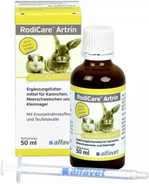 Alfavet Rodicare Artrin, Ergänzungsfuttermittel Für Kaninchen, Meerschweinchen U