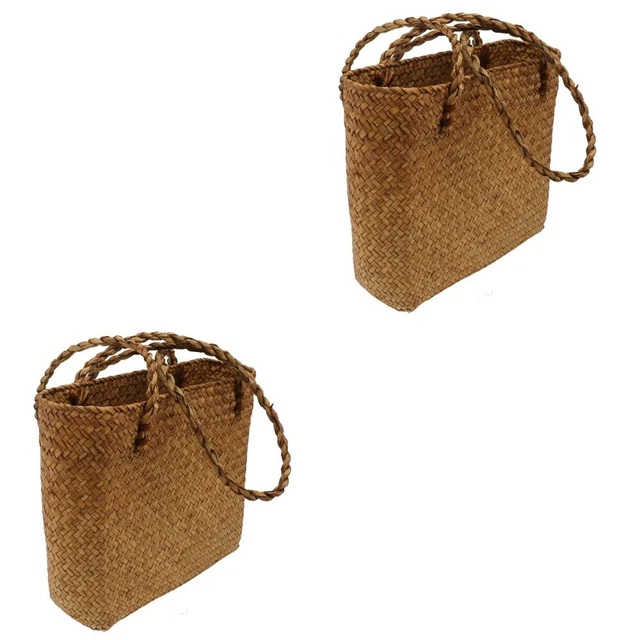 2 Count sac de tissage de femmes Portefeuille Vintage Pochette D'été Sac De