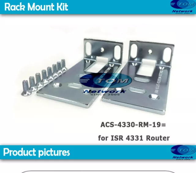 A pair of ACS-4330-RM-19= chassis accessories Mounting ears for Cisco ISR4331/K9