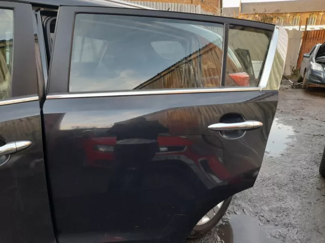 Kia Sportage Mk3 2010-2016 Black 1K Rear Door Left Passenger Side