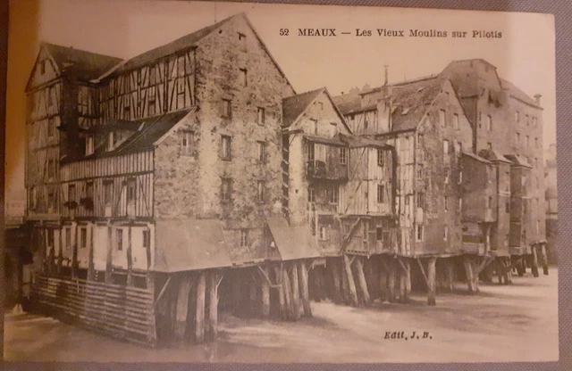 CPA(Seine et Marne)Meaux- Les vieux moulins sur pilotis