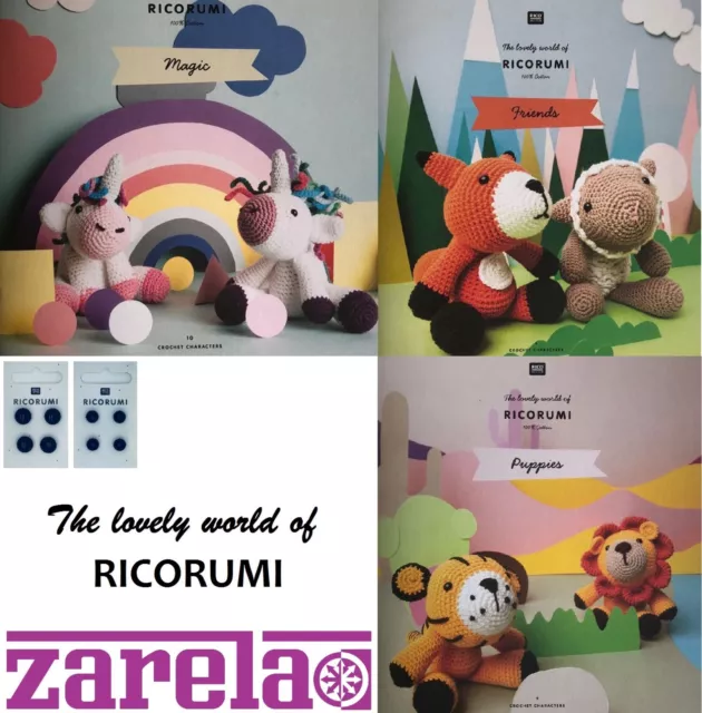 Rico Ricorumi DK 100% Cotton PATTERN BOOKS AND ACCESSORIES