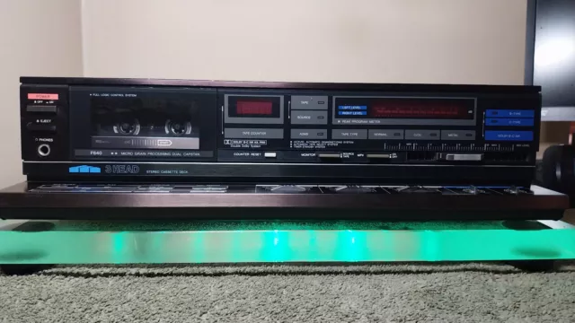 Akai GXC-46D Vintage Stereo Cassette Deck Player Parts Repair Untested Cord  Cut