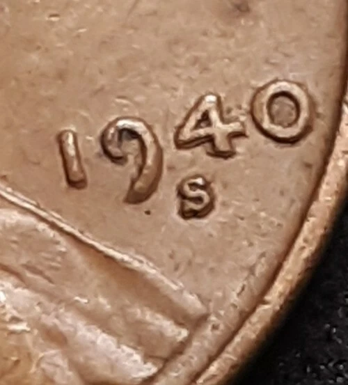1940 S Double Die Obverse Lincoln Wheat Penny