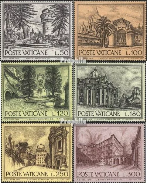 Vatican 689-694 (complete issue) unmounted mint / never hinged 1976 Structures