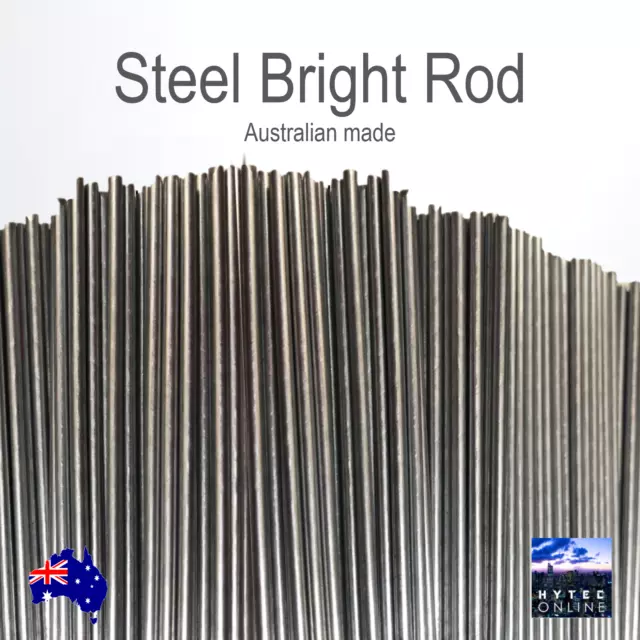 Steel Solid Rod Bright Steel Round Bar 4mm dia x 300mm Length HYTEC AUST MADE 2