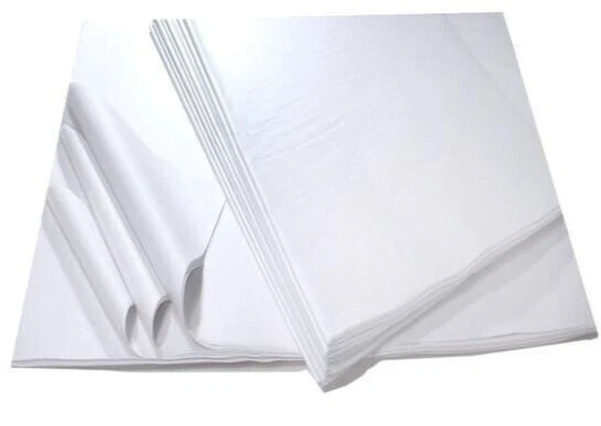 TISSUE PAPER 480 SHEETS ACID FREE WHITE Ream flower wrapping packing gift wrap