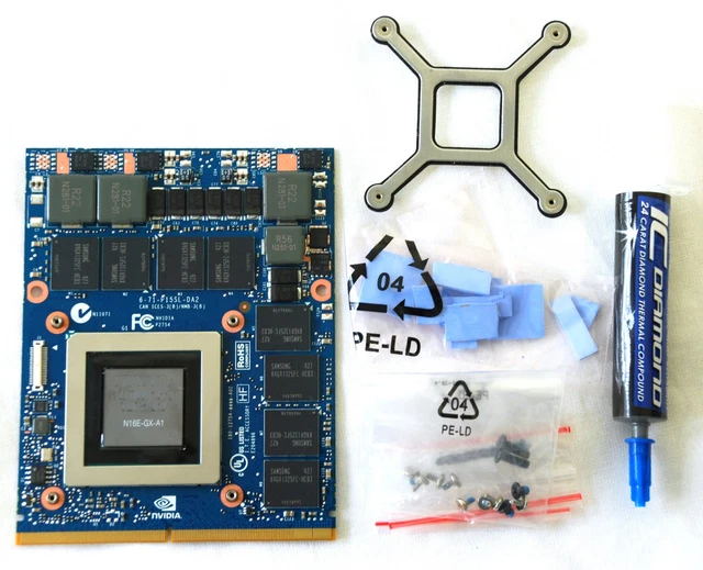 DELL PRECISION M6800 VGA Upgrade Kit; NEW NVIDIA GTX 980M