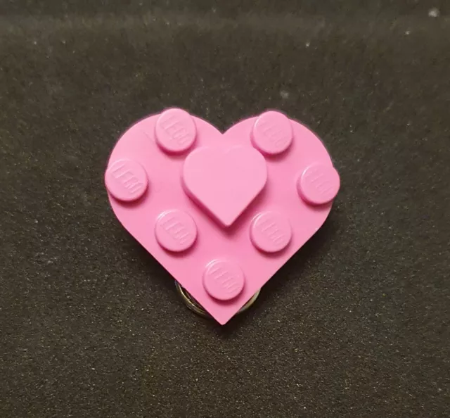 Lego on sale heart brooch