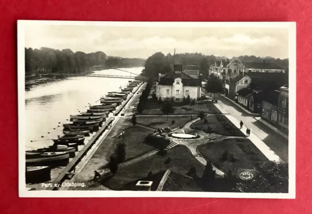 Foto AK LIDKÖPING in Schweden um 1930 Platzansicht  ( 83519