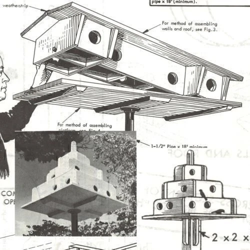 MARTIN HOUSE PLANS Diseño Vintage HAZLO TÚ MISMO Madera Trabajo PATRÓN ARTESANAL PUEBLO MODERNO