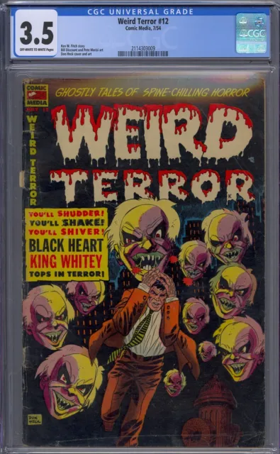 Weird Terror #12 Cgc 3.5 Don Heck Pre-Code Horror