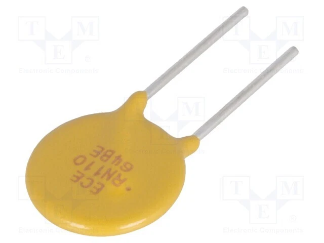 Sécurité: Ptc Polymère Ø0 , 81x7, 6mm ERF-RN11090Z Tht-Polymersicherungen 1,1A