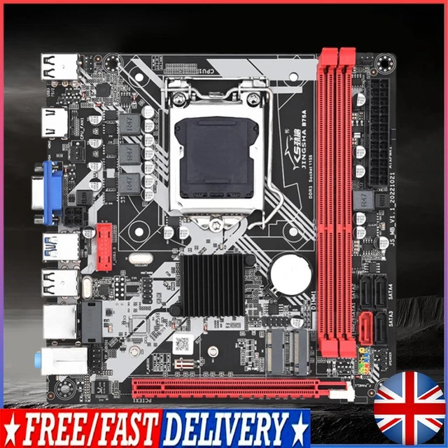 24PIN DESKTOP COMPUTER Mainboard WIFI Support Max Capacity 16GB for PC ...