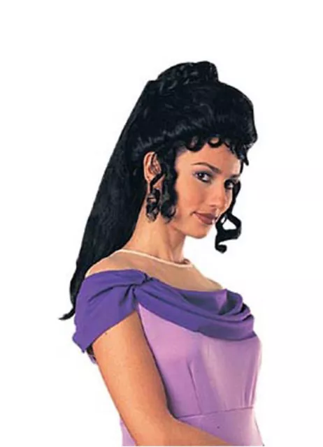 Women's Grecian Princess Black Wig Costume Accessory Halloween