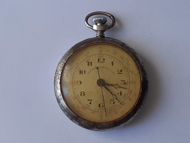 Montre Gousset N876 - Mouvement NE FONCTIONNE PAS - Pour Pièces Ou Réparation