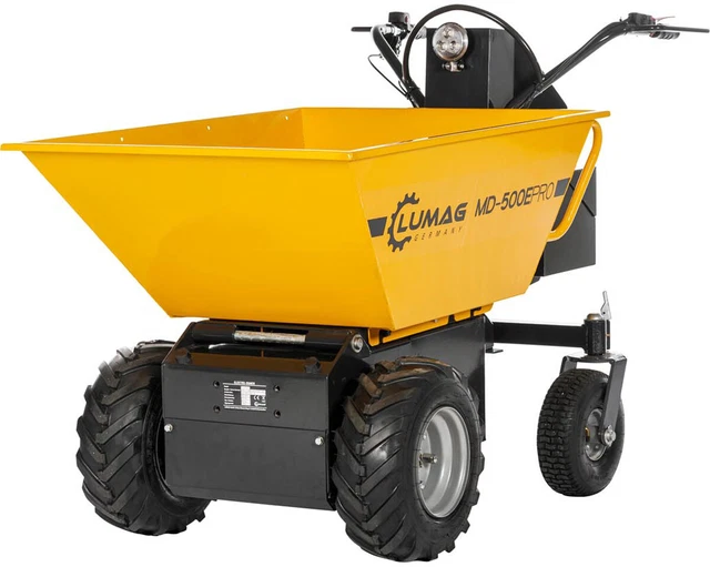 LUMAG MD500E-PRO Elektro-Mini-Dumper Raddumper Elektrodumper 178 kg  750 W