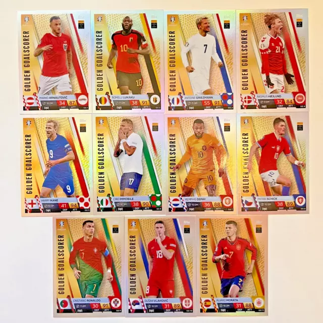 TOPPS Match Attax EURO EM 2024 Germany - Alle 11 Golden Goalscorer - Komplett