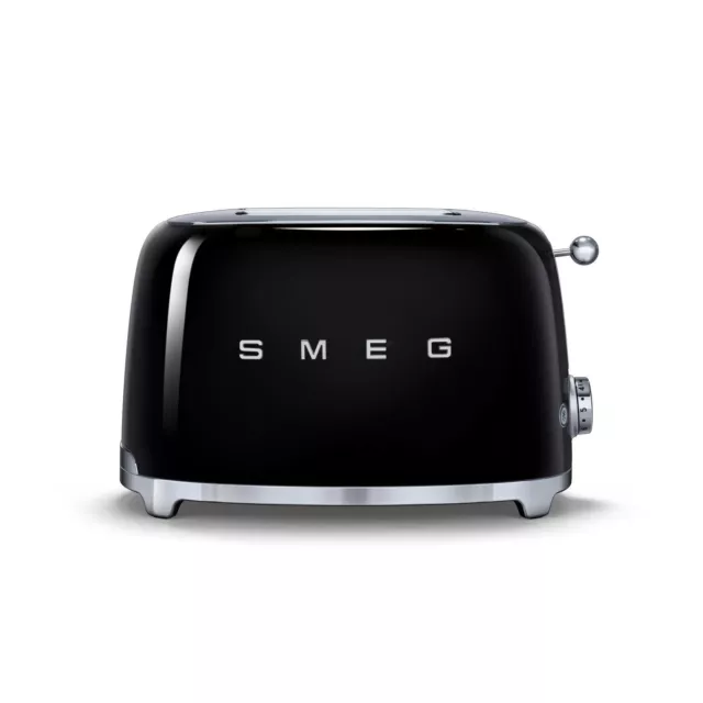 Smeg 2 Slice Toaster in Black