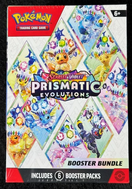 POK MON TCG PRISMATIC Evolutions Booster Bundle New Factory Sealed POK MON TCG PRISMATIC Evolutions Booster Bundle New Factory Sealed